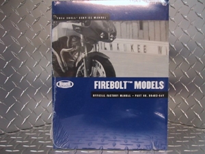 Picture of 05 BUELL XB9R/XB12R FIREBOLT MODELS OEM BUELL FACTORY SERVICE MANUAL ( # 99493-05Y )