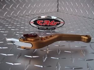 Picture of 03/10 BUELL XB SERIES 99-02 BUELL X1/S3/S3T/M2 CRG CNC ADJUSTABLE CLUTCH LEVER GOLD SHORT LENGTH ( # XBXS.CL.YS )