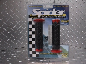Picture of BUELL SPIDER DUAL DENSITY RED/BLACK ROAD GRIPS ( # 18724-34 )