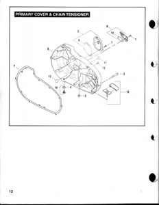 Picture of 03-10 BUELL XB SERIES IRONMACHINE PRIMARY CHAIN COVER GASKET ( #  A25378.02A )